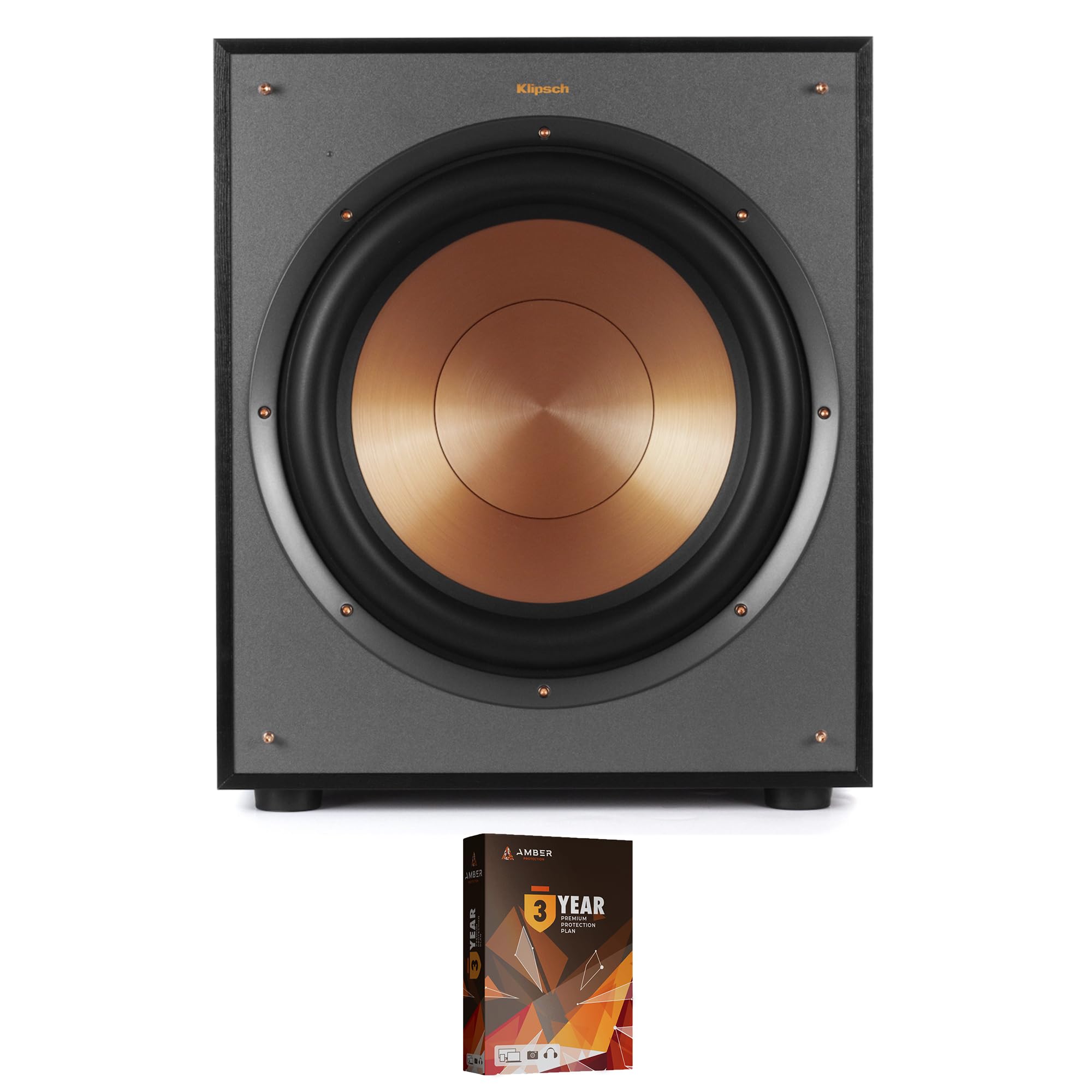 Klipsch R-120SW 12-Inch 400W Peak Power High Performance Powered Subwoofer with All-Digital Amplifier - Premium Home Theater Sound System for Movies, Gaming & Music (Black, 2023 Model) - Ideal for Living Rooms, Home Theaters, Gaming Setups & Music Studios - Enhances Movie Nights, Gaming Experience & Audiophile Listening