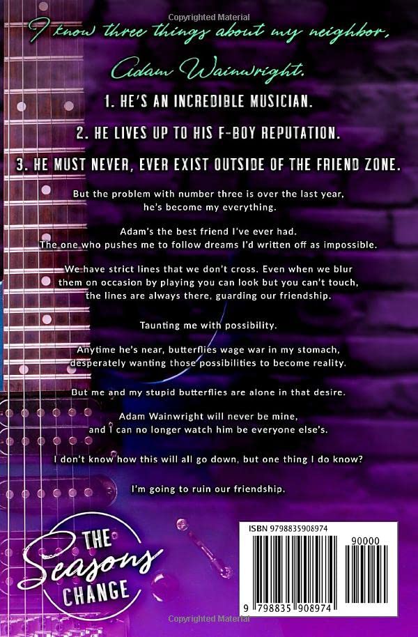 Faded in Bloom: A Rock Star Romance Novel (The Seasons Change Series) - Perfect for Beach Reading & Book Club Discussions
