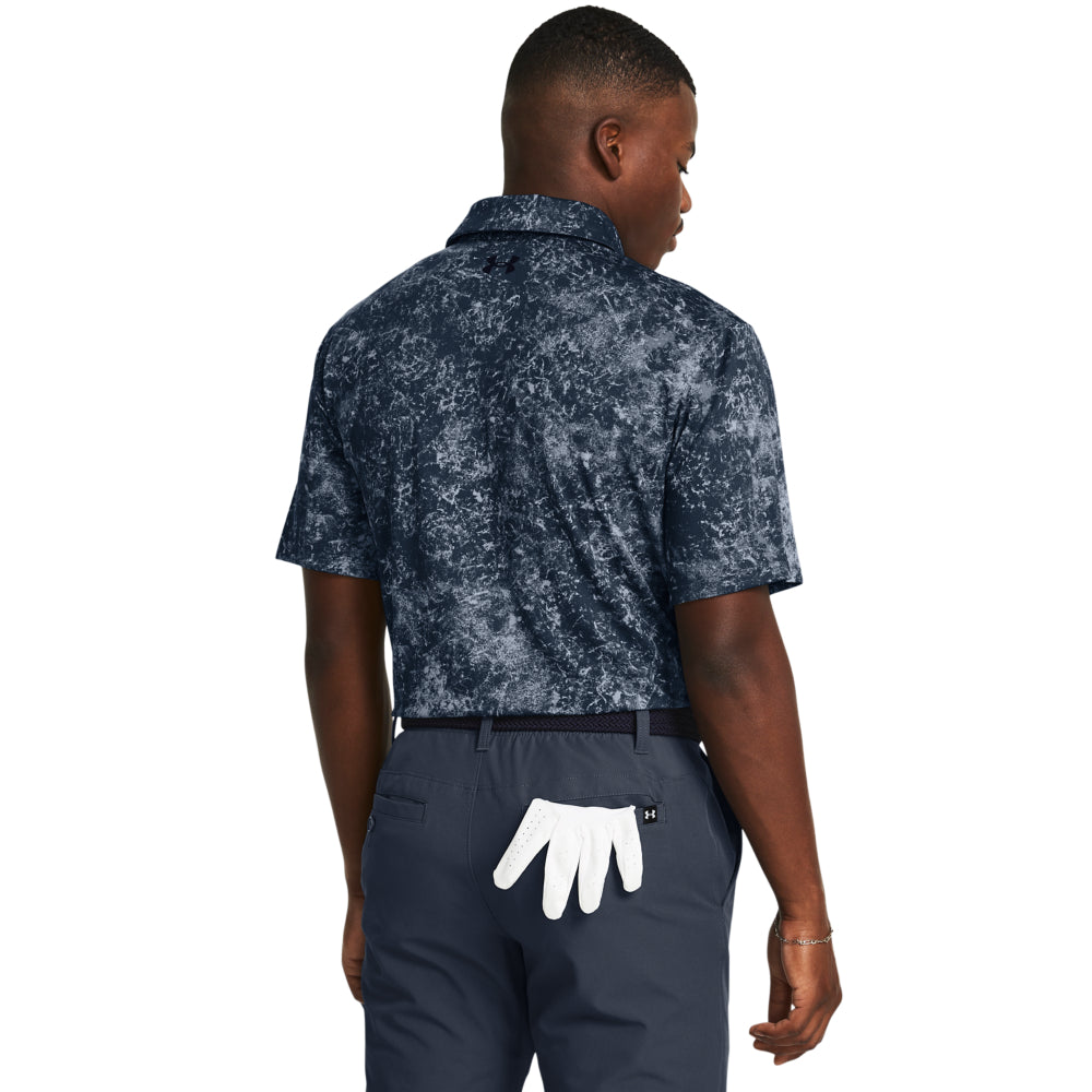 Men's Under Armour Playoff Printed Polo Shirt - Moisture-Wicking, Breathable & Quick-Dry Performance Golf & Casual Wear