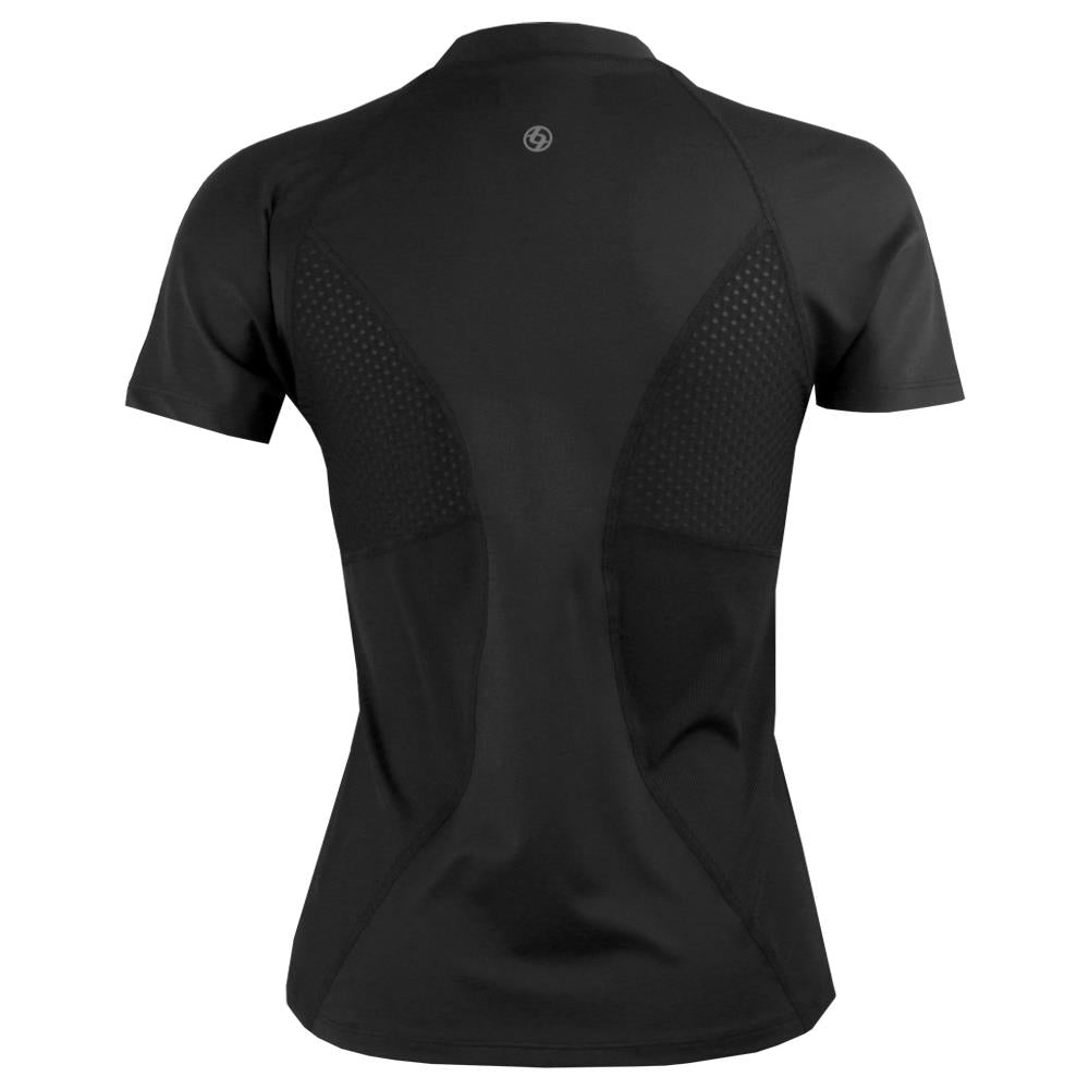 Lija Women's Seamless T-Shirt - Soft Stretch Basic Tee for Everyday Wear - Black - Perfect for Casual Outfits, Layering & Lounge Wear