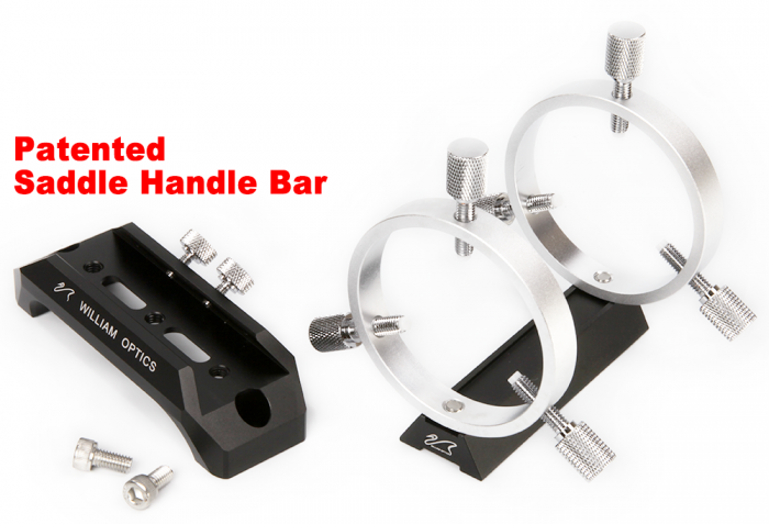 Patented 120mm Saddle Handle Bar with 50mm Guiding Rings (M HC120BL GR50SL) - Perfect for Bicycle Repair, Motorcycle Maintenance & DIY Projects