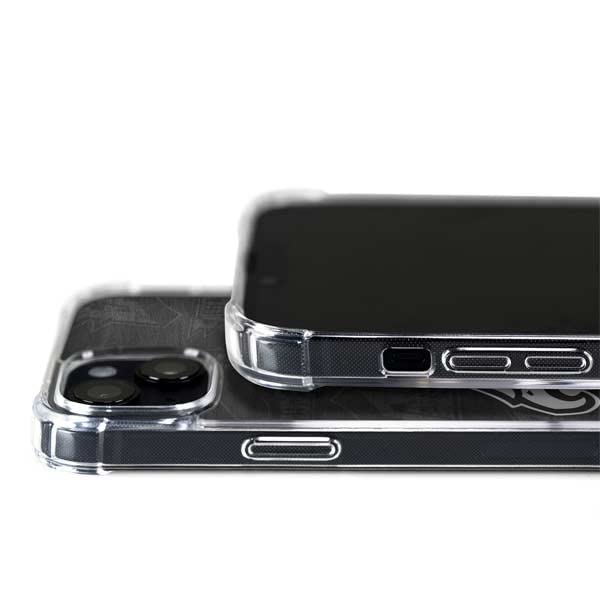 Skinit MagSafe Compatible iPhone 15 Plus Case - Officially Licensed NFL Philadelphia Eagles Black & White Design | Perfect for Eagles Fans, Game Day & Everyday Protection