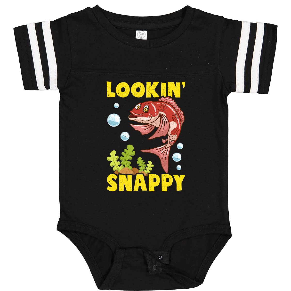 Inktastic Red Snapper Funny Fish Baby Bodysuit - Cute Infant Onesie for Boys & Girls | Perfect for Beach Outings, Family Photos & Everyday Wear