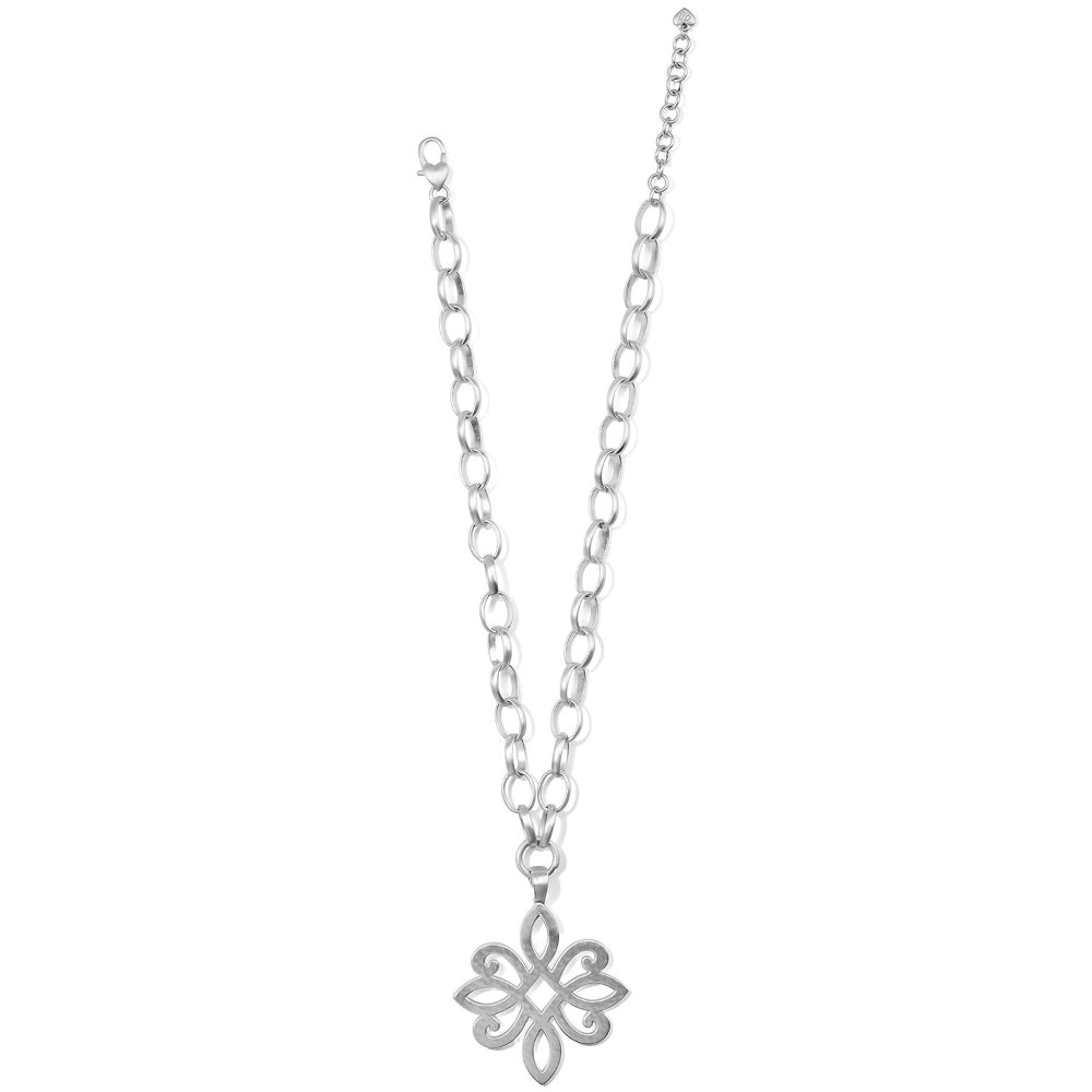 Brighton Apollo Necklace - Sterling Silver Pendant with Cubic Zirconia, Elegant Jewelry Gift for Women - Perfect for Parties, Weddings & Everyday Wear
