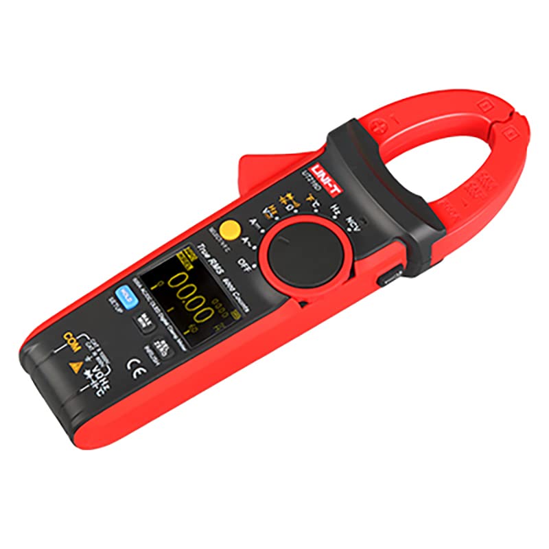 UNI-T UT216 Series True RMS Digital Clamp Meter 600A with NCV, Flashlight & VFC - UT216A UT216B UT216C UT216D - Measure AC/DC Current, Voltage, Resistance - Perfect for Electricians, HVAC Technicians & DIY Home Electrical Projects