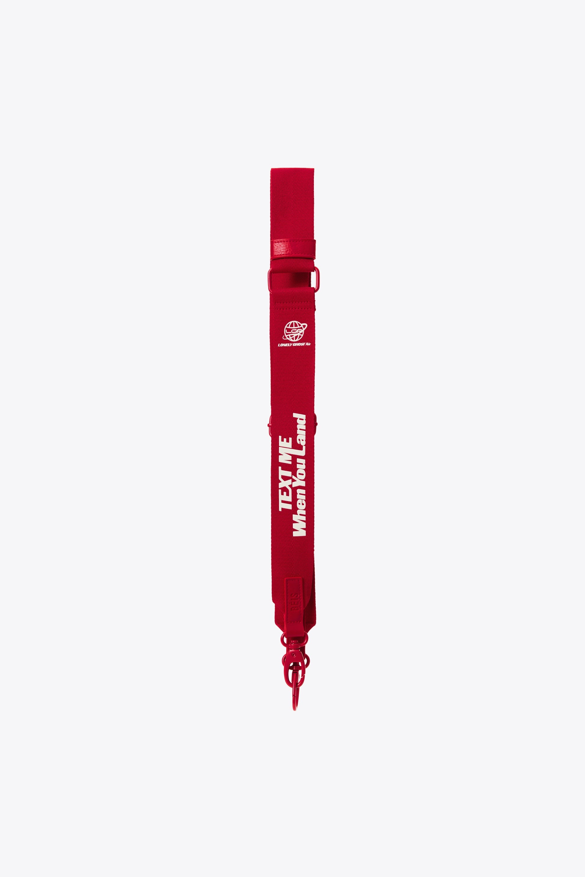 Text Me Red Adjustable Shoulder Strap - Durable & Comfortable for Bags, Purses & Travel Accessories - Perfect for Everyday Use, Commuting & Outdoor Adventures