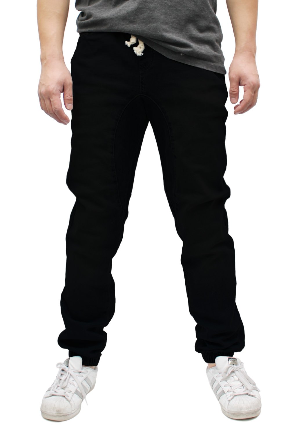 American Men's Drop Crotch Jogger Twist Pants - Casual Streetwear for Lounge, Gym & Everyday Wear