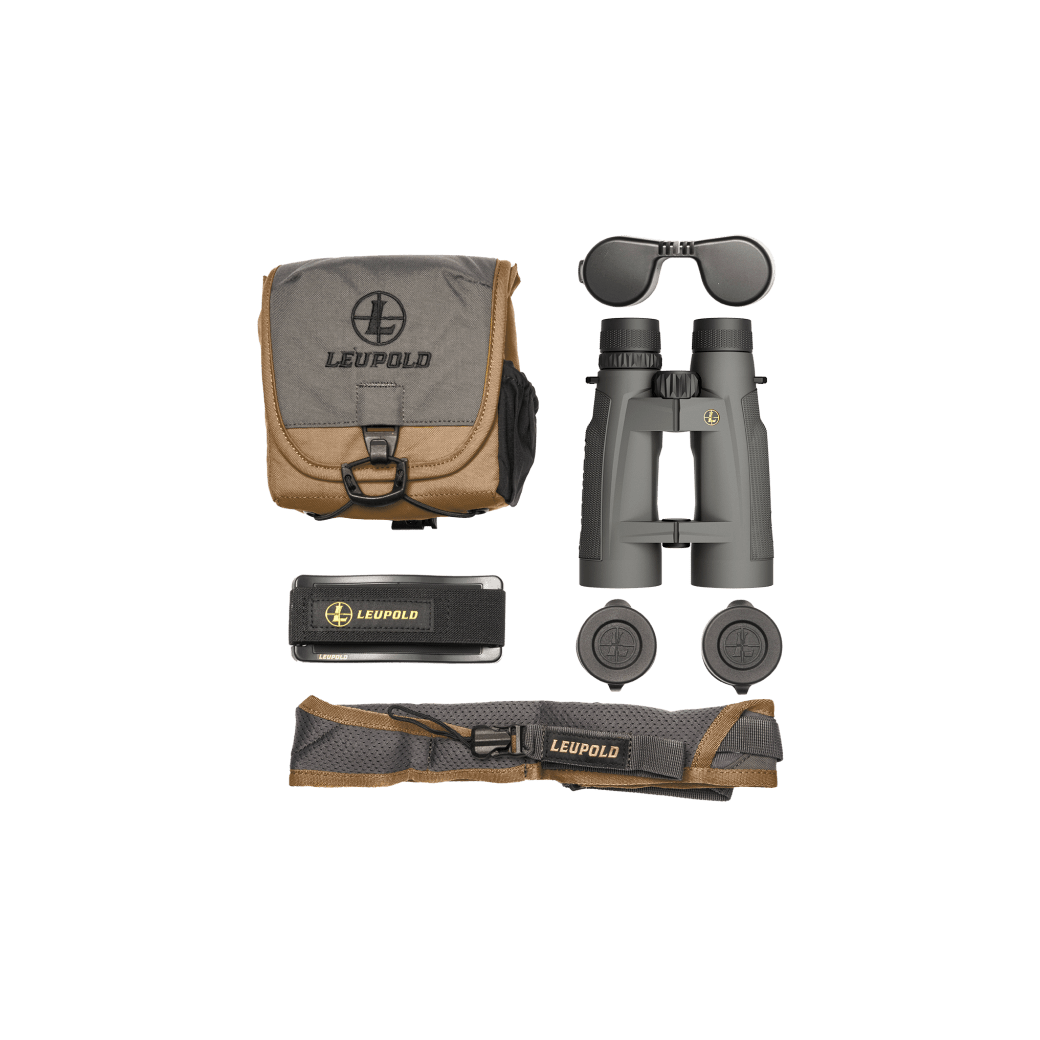 Leupold BX 5 Santiam HD 15x56 Binoculars - High Definition Optics, Long Range Viewing, Lightweight Design for Hunting, Bird Watching & Outdoor Adventures (Shadow Grey)