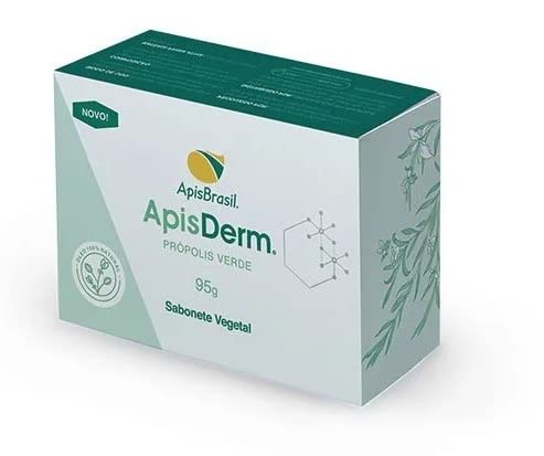 Brazilian Green Propolis Soap for Face & Body – Natural Antibacterial Cleanser for Acne & Sensitive Skin (Pack of 1) | Perfect for Daily Skincare & Gentle Exfoliation