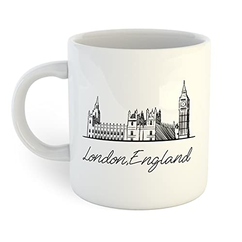 London England Coffee Mug - Premium Ceramic Travel Mug for Tea & Coffee Lovers | Perfect for Home, Office & Gifts