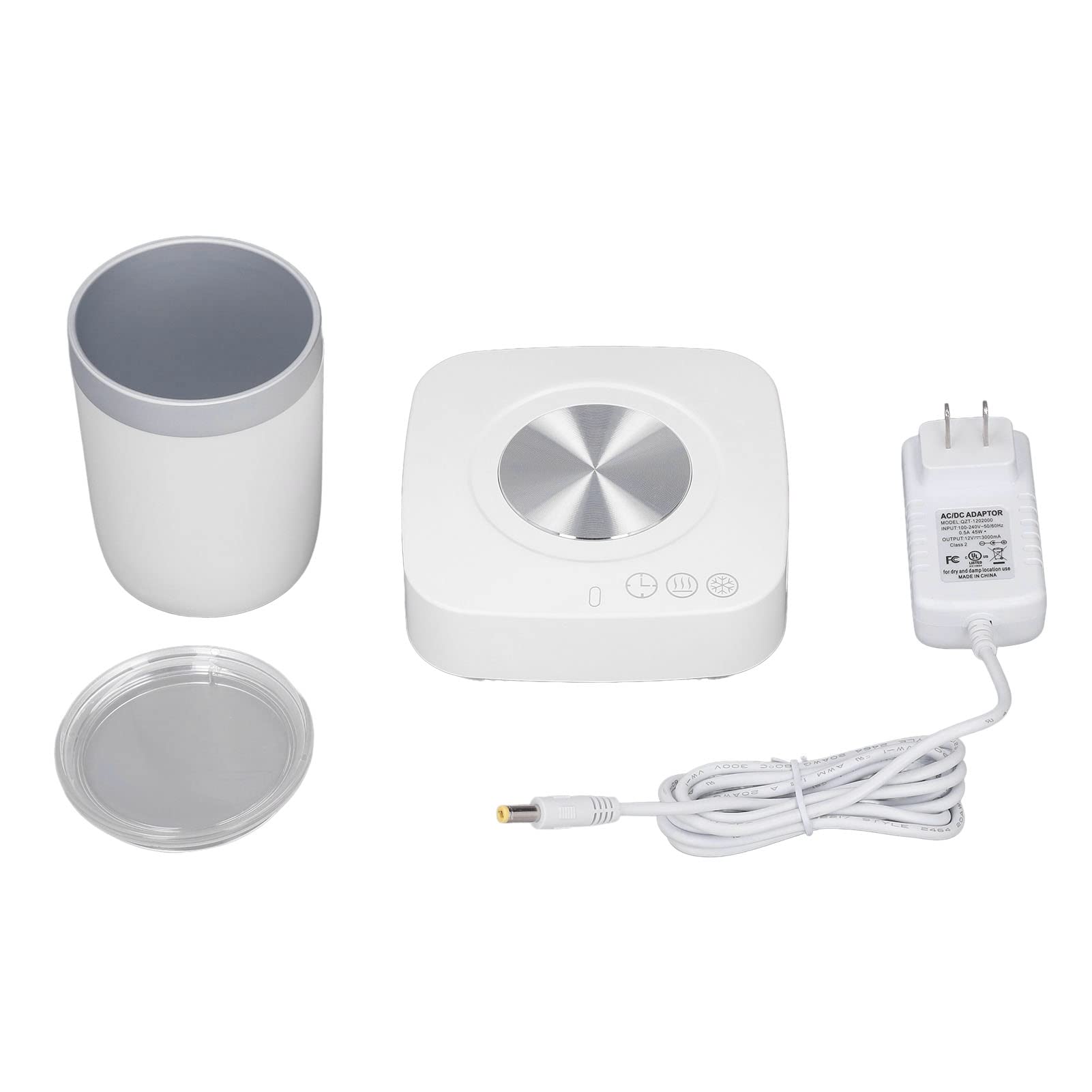 Electric Coffee Mug Warmer Set with Lid - 450ml Self-Heating Coffee Cup for Desk, Home & Office - Perfect for Keeping Coffee Hot While Working, Studying or Relaxing