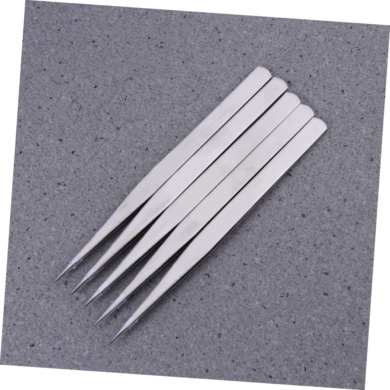 Angoily 10-Piece Eyelash Extension Tweezers Set - Professional Precision Lash Tweezers for Cluster, Pointed & Straight Styles - Perfect for DIY & Salon Lash Extensions, False Eyelash Application & Makeup Artistry