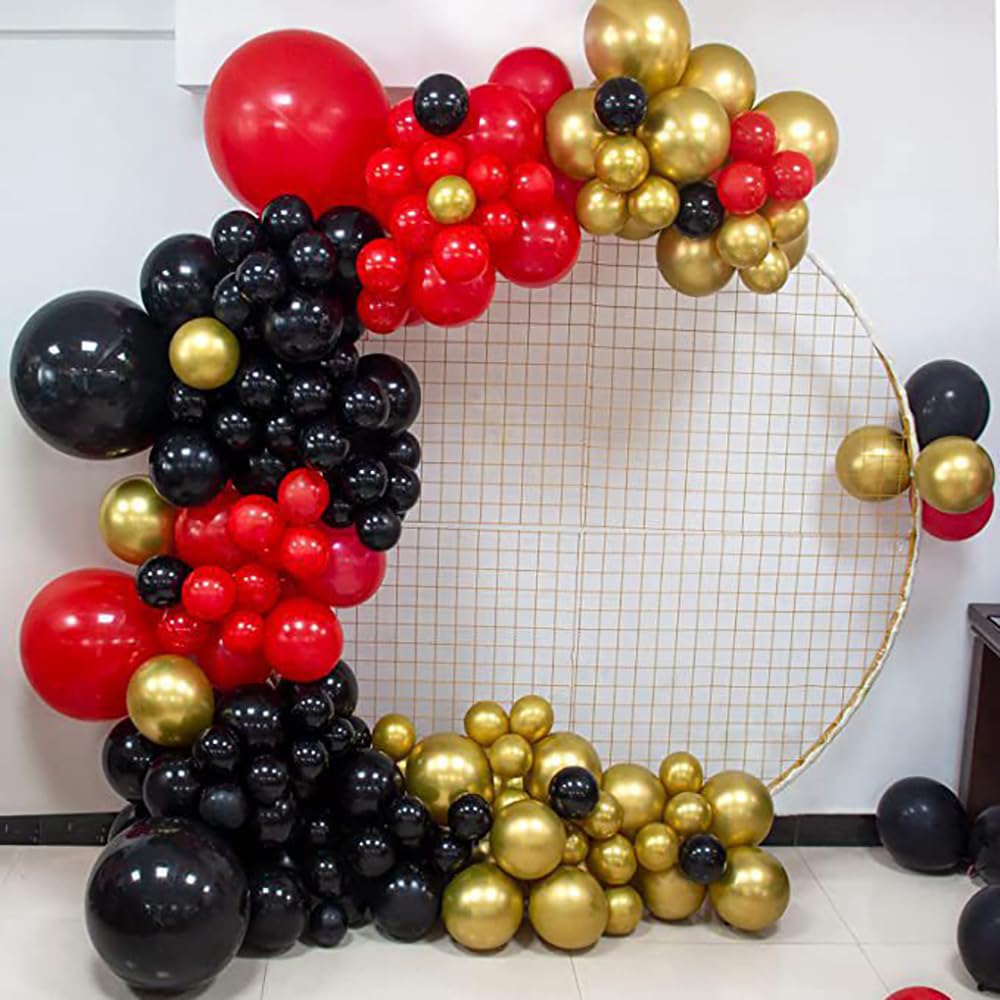 100 Pack 12 Inch Black Helium Balloons - Shiny Party Balloons for Graduation, Wedding, Birthday & Anniversary Decorations | Perfect for Indoor/Outdoor Celebrations, Photo Backdrops & Event Styling