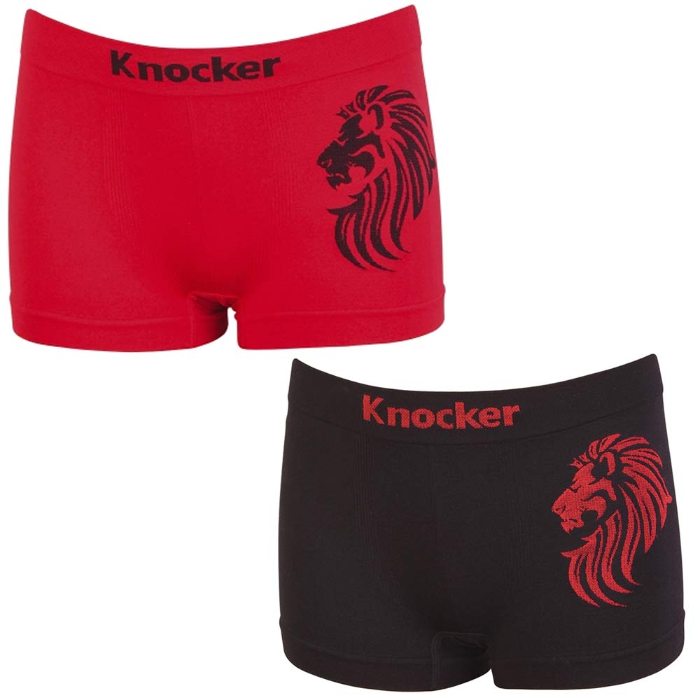 6 Pack Men's Seamless Comfort Boxer Briefs - Soft Non-Irritating Underwear Shorts for Everyday Wear, Workout & Lounge