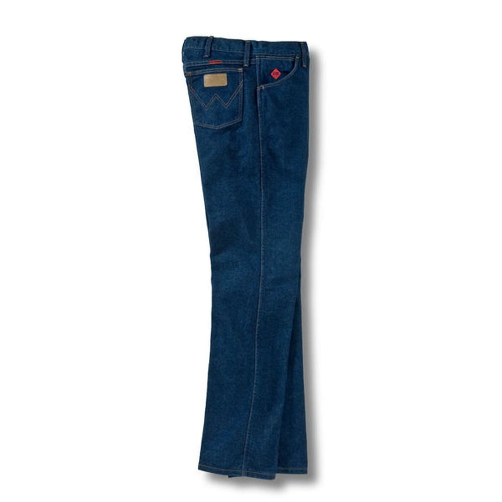 Wrangler Men's Flame Resistant Original Fit Jeans - Durable Work Pants for Construction, Welding & Outdoor Jobs