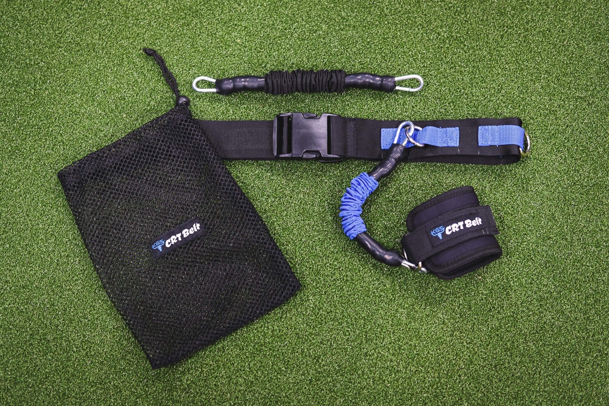 Catcher's Resistance Training (CRT) Belt & Catcher's Zone Mat Bundle - Baseball Training Equipment for Catchers | Improve Blocking & Receiving Skills | Perfect for Practice & Game Day