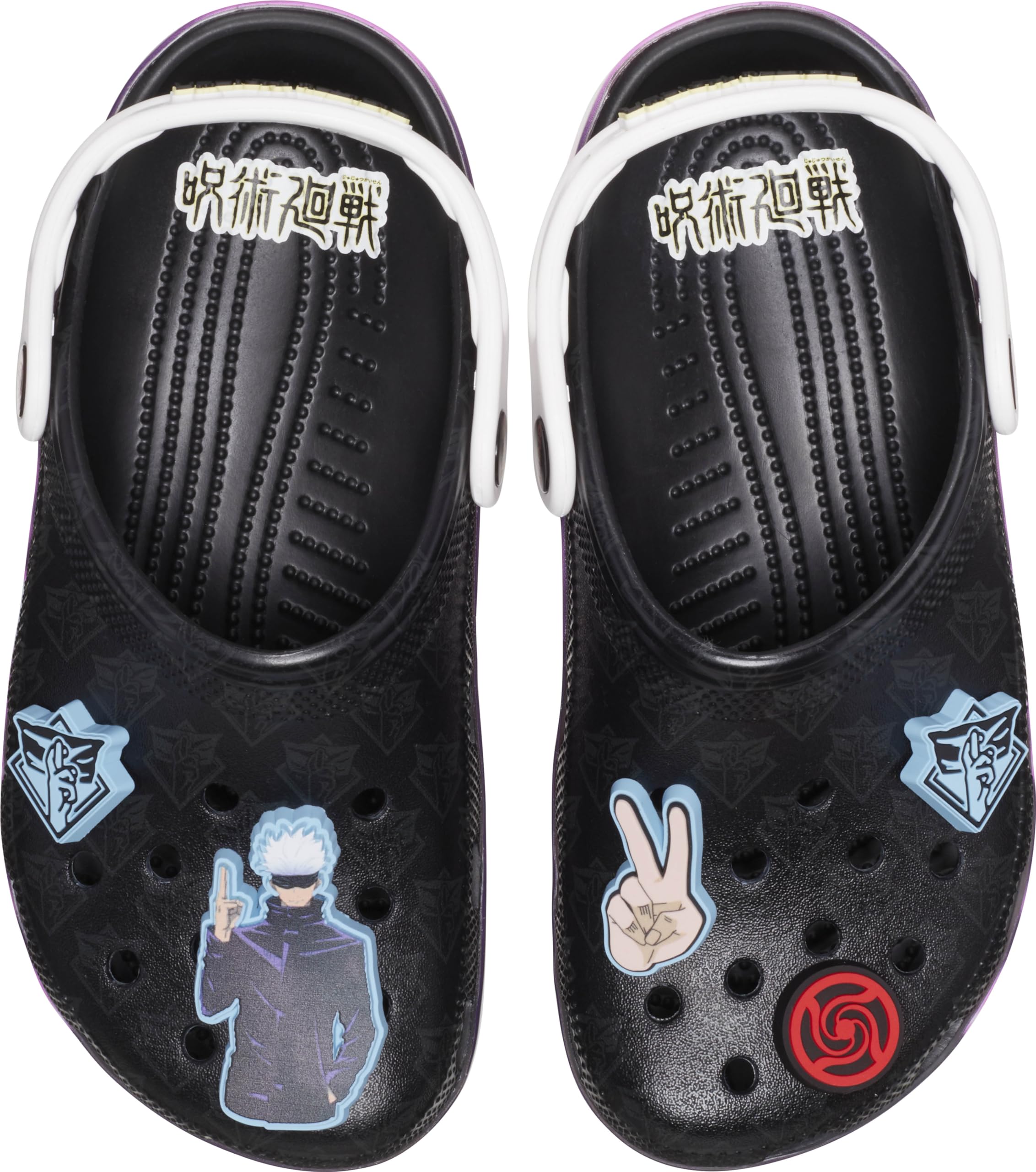 Unisex Crocs Classic Clogs | Jujutsu Kaisen Anime Inspired | Comfortable Slip-On Shoes for Men & Women | Perfect for Casual Wear, Cosplay & Outdoor Activities