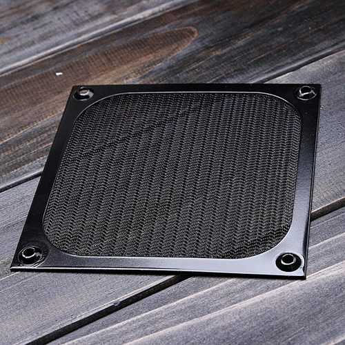 120mm Aluminum PC Fan Dust Filter Cover - Dustproof & Anti-Dust Mesh Screen for Computer Case, Gaming PC, and Electronics Cooling Systems - Perfect for Home Office, Gaming Setup, and Server Rooms