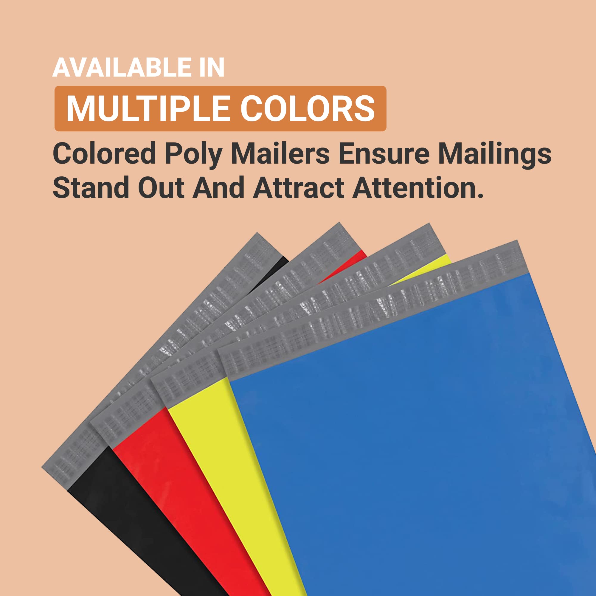 AVIDITI 100-Pack White Self-Sealing Poly Mailer Bags 14.5x19 Inches | Waterproof Shipping Envelopes for Clothes, Ecommerce, Small Business | Perfect for Online Stores, Amazon FBA & USPS Shipping