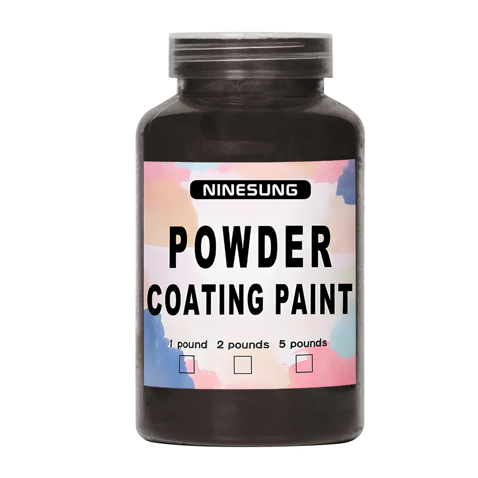 Premium Black Powder Coating Paint for Metal Surfaces - 4 oz | Durable Car Paint & Building Material | Ideal for Steel Structures, Factories, Playground Equipment & Garden Decor | Weather-Resistant Finish for Outdoor & Industrial Use