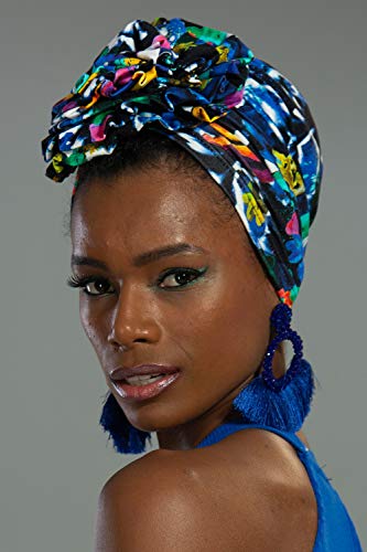Stylish Cotton Turban Head Wrap for Women - Soft & Breathable Hair Scarf - Perfect for Yoga, Beach, or Everyday Fashion Accessory