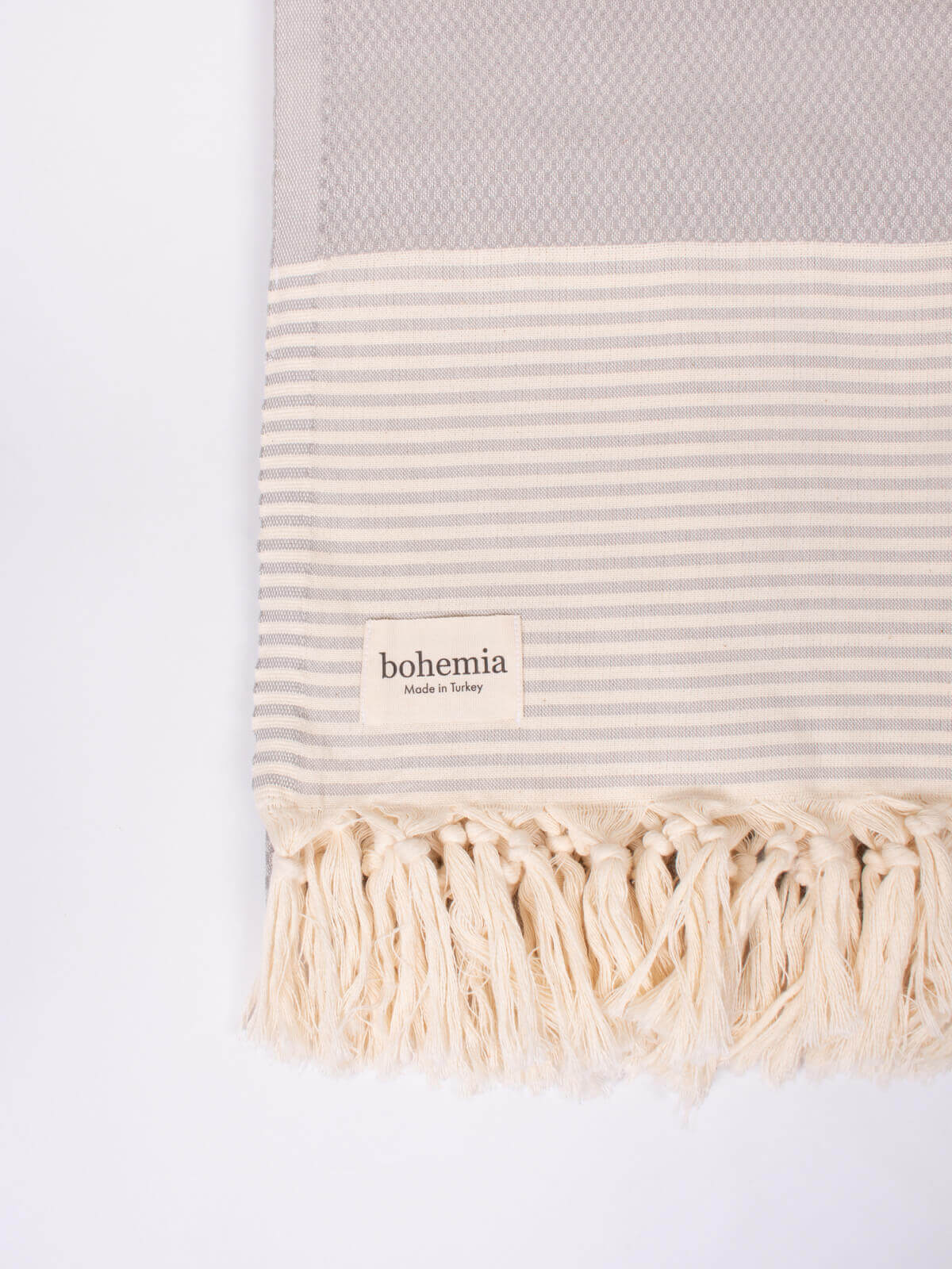 Premium Amalfi Hammam Towel - Soft & Absorbent Pearl Grey Bath Towel for Spa, Beach & Yoga - Luxury Turkish Cotton Towel for Home & Travel