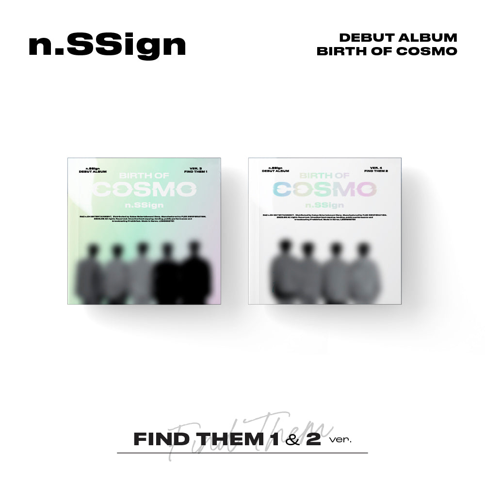N.SSIGN DEBUT ALBUM 'BIRTH OF COSMO' (FIND THEM) - K-Pop Collectible CD for Fans | Perfect for Music Lovers & Gift Giving