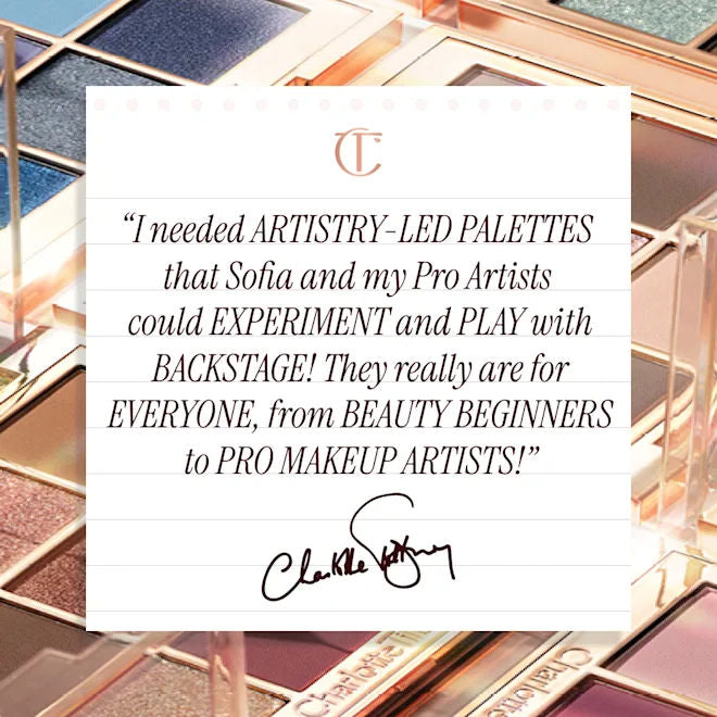 Charlotte's Palette Of Beautifying Eye Trends - Professional Eyeshadow Palette for Stunning Makeup Looks | Perfect for Daytime Office Wear & Nighttime Party Glam