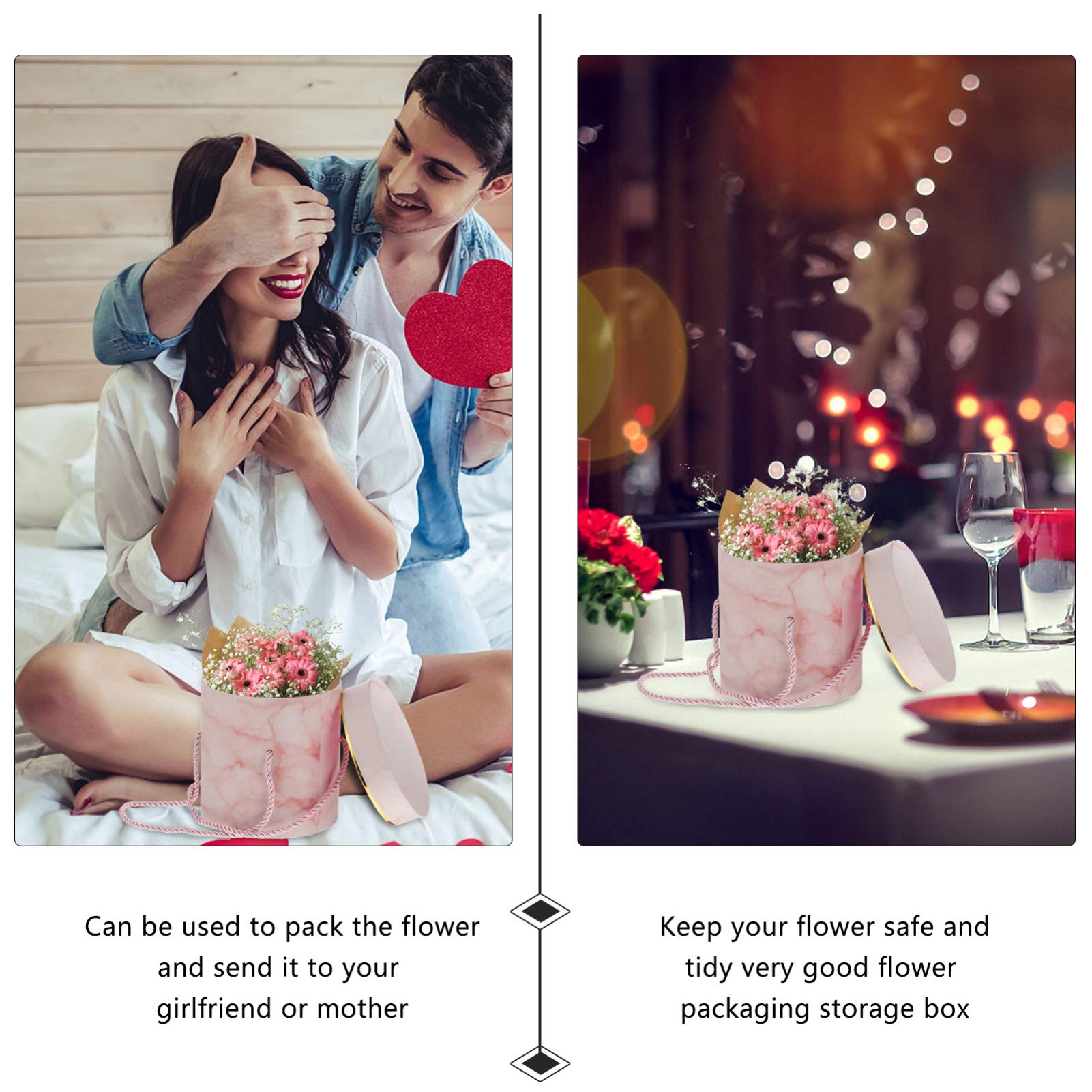 BESPORTBLE Round Storage Box for Florist Hat Packaging | Gift Wrapping