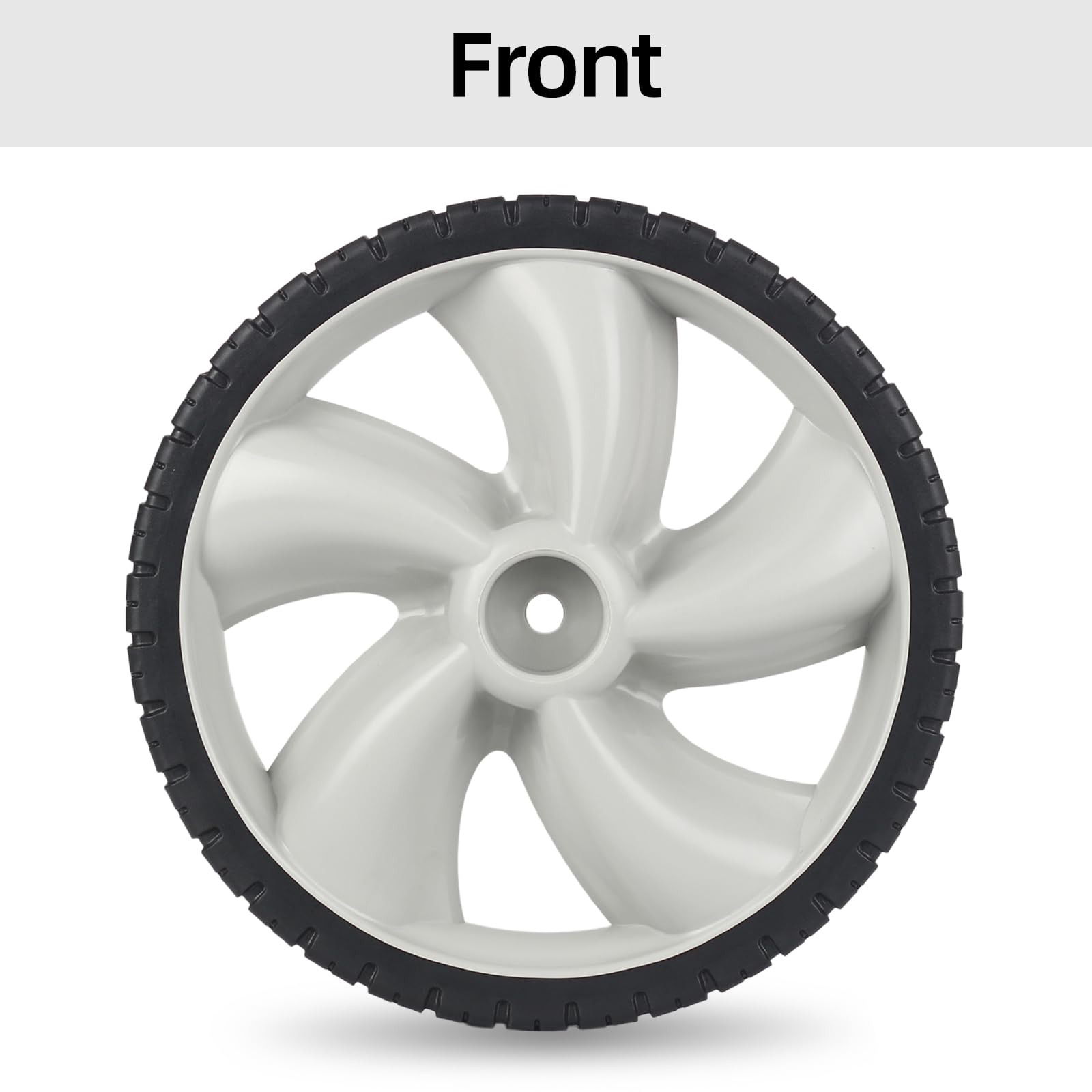 12x1.75 Inch Replacement Rear Wheels for Arnold 490-324-0002 Lawn Mower - 1/2