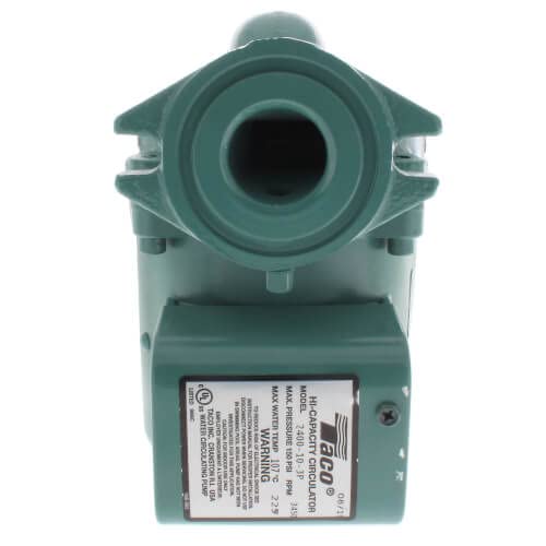 Taco 2400 Series Cast Iron Circulator Pump 1/10 HP - Hydronic Heating System, Hot Water Recirculation, Boiler Applications