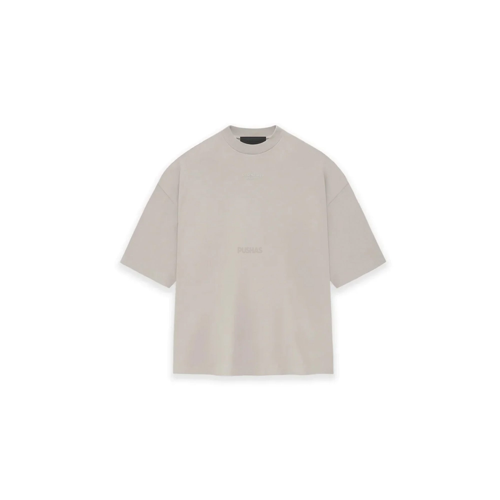 ESSENTIALS Silver Cloud T-Shirt for Men & Women (2023) - Soft Cotton Casual Tee for Everyday Wear, Street Style & Lounge Comfort