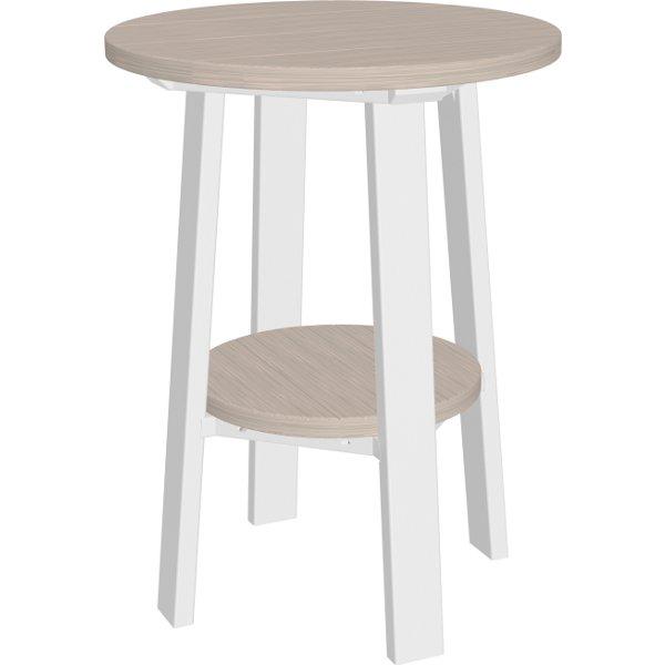 Premium Poly 28 Deluxe End Table - Modern Side Table for Living Room, Bedroom & Office - Sturdy Nightstand with Elegant Design for Home Decor