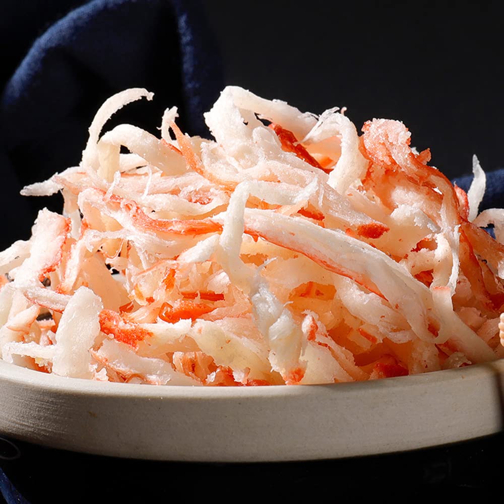 Premium Wild-Caught Dried Shredded Squid Strips (32 oz) - Natural, Organic, No Additives - Perfect for Snacking, Asian Cooking, and Seafood Recipes