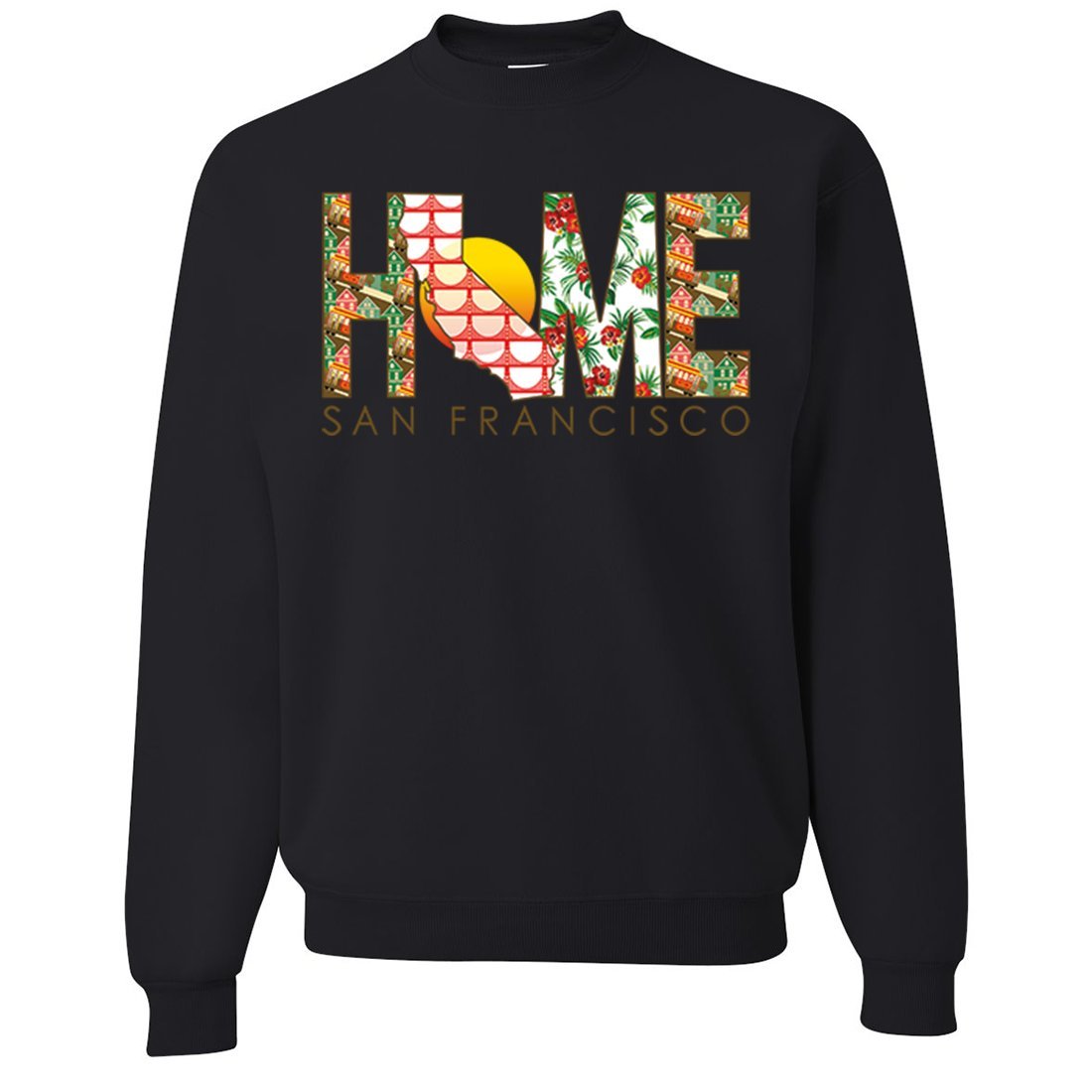 San Francisco Home Crewneck Sweatshirt | Comfortable Unisex Pullover Hoodie | Perfect for Casual Wear, Travel & Souvenirs