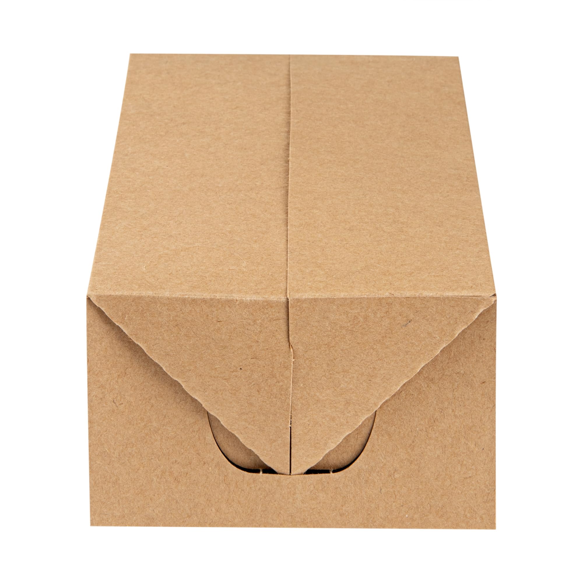 Restaurantware Bio Tek 71oz Eco-Friendly Takeout Containers - 100 Pack Rectangle Disposable Kraft Paper Food Boxes | Leak-Proof Fast Closure | Grease Resistant | Perfect for Burgers, Fried Chicken & Restaurant To-Go Meals