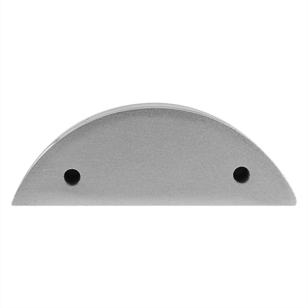 Solar Deck Lights - 6 LED Moon Shape Outdoor Solar Pathway Lights, IP68 Waterproof Cast Aluminum Driveway & Step Lighting (Red) - Perfect for Garden, Patio, Walkway and Landscape Decoration