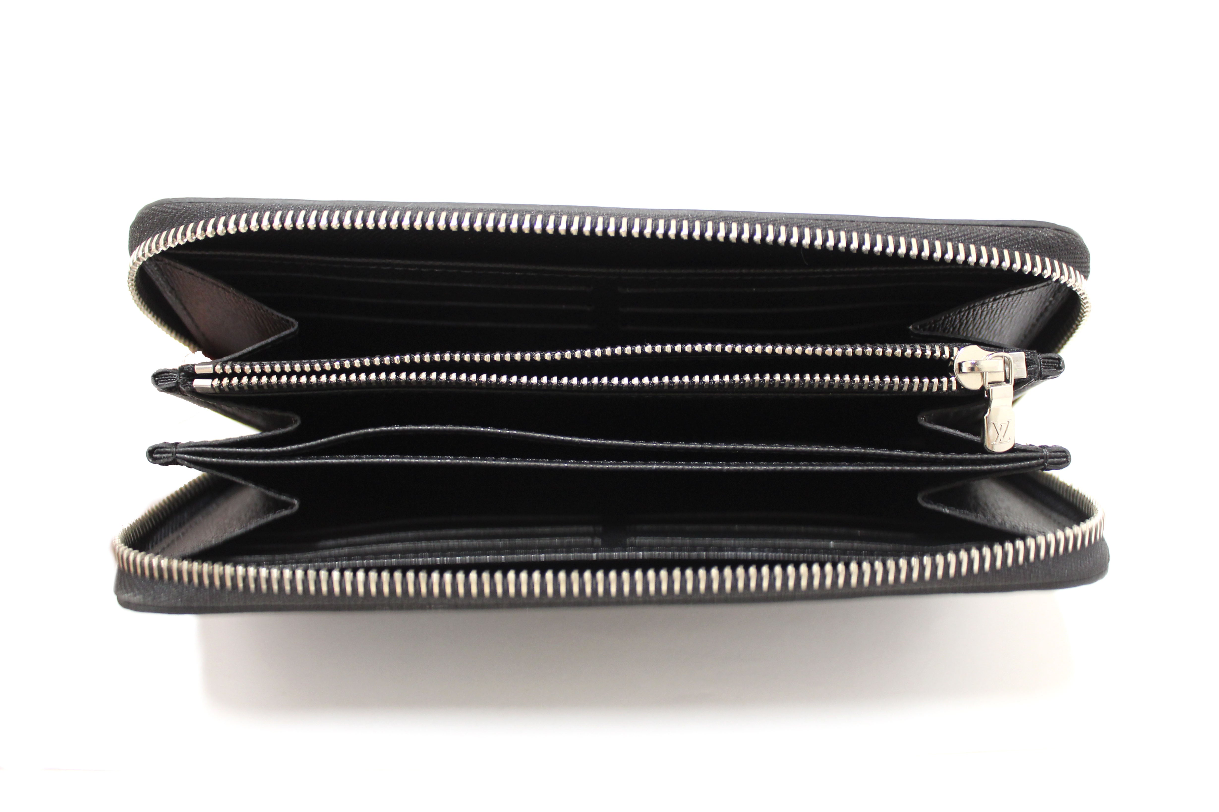 Authentic Louis Vuitton Black Epi Leather Zippy Wallet for Women | Luxury Designer Zip Around Coin Purse | Perfect for Everyday Use, Travel & Gift Giving