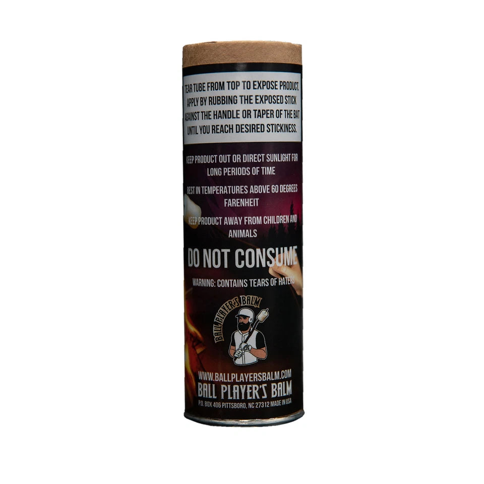 Ball Player's Balm - Roasted Marshmallow Scented Baseball Bat Grip Wax for Enhanced Control | Perfect for Baseball, Softball & Training Practice