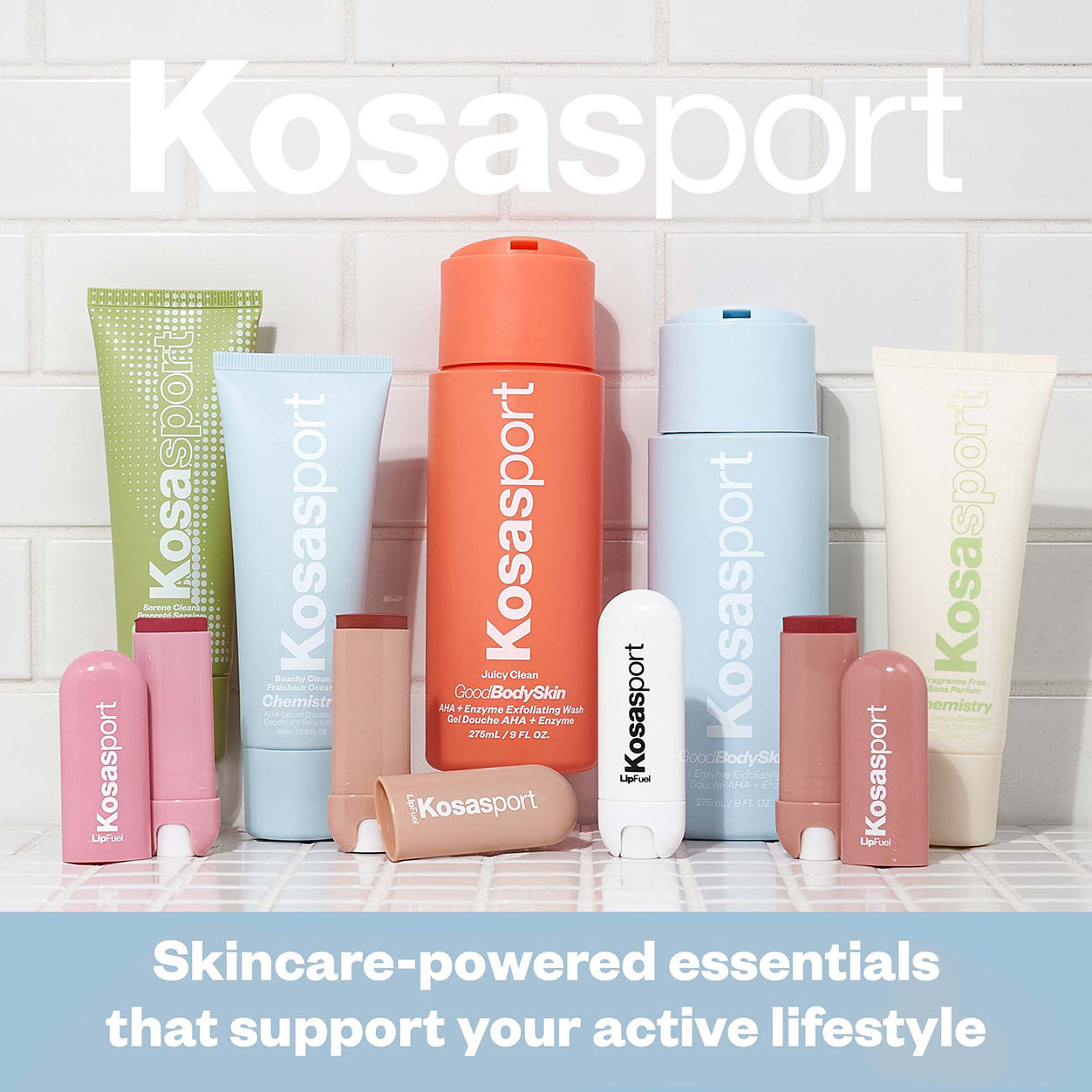 AHA & Enzyme Exfoliating Body Wash for Smooth Skin - Gentle Cleansing & Dead Skin Removal - Perfect for Daily Shower & Post-Workout Refreshment