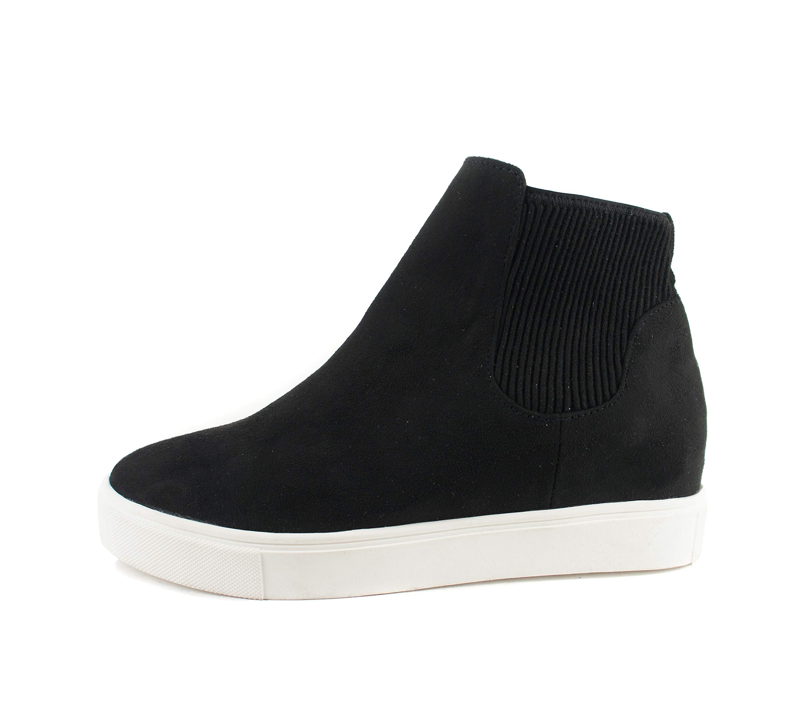 Soda Style Fetch - Slip-On High Top Sock Gore Fashion Sneakers for Women | Comfortable Casual Shoes for Walking, Running & Streetwear Outfits