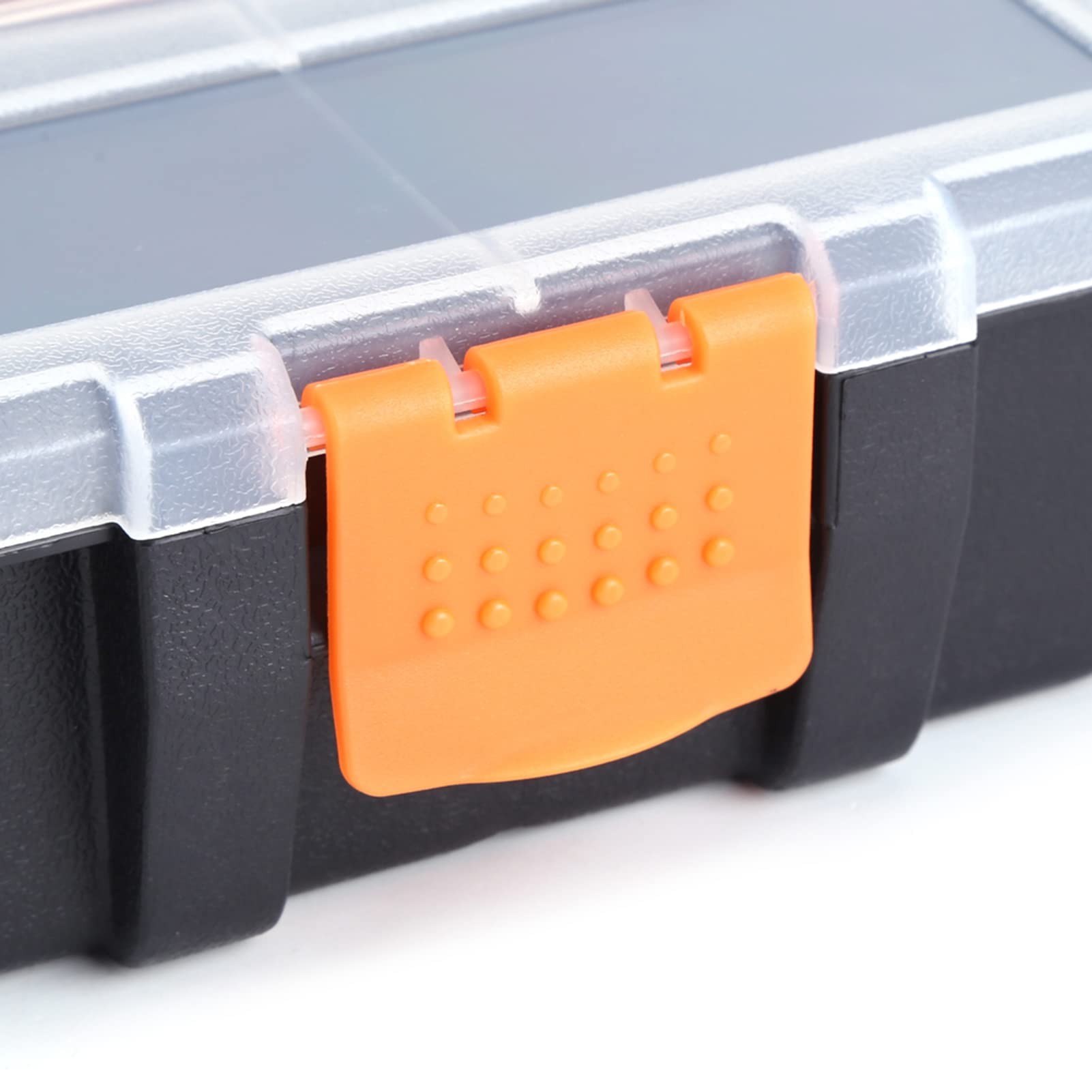 Alvinlite 9 Compartment Plastic Tool Box Organizer - Heavy Duty Storage Case for Screws, Nuts, Bolts, Hardware & Fishing Tackle | Perfect for Workshop, Garage & DIY Projects