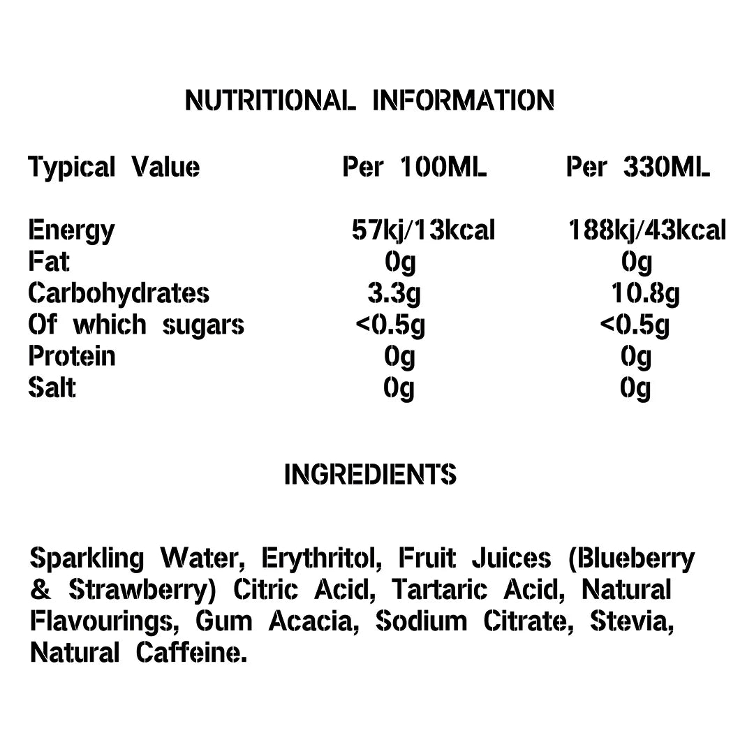 4CTIVE Natural Energy Drink - 12 Pack (330ml Each) | Boost Focus & Stamina | Great for Workouts, Study & Long Days