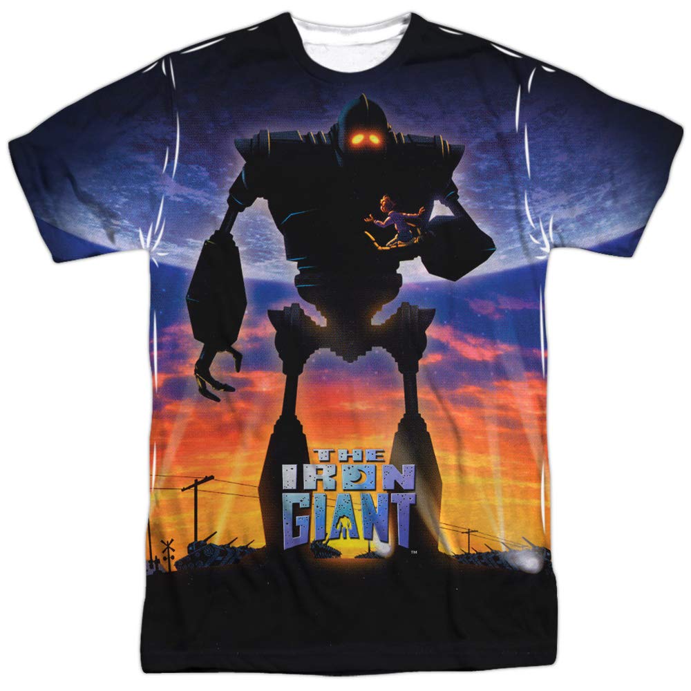 Trevco Men's Iron Giant Graphic T-Shirt - Soft Cotton Tee for Casual Wear, Movie Fans & Pop Culture Enthusiasts