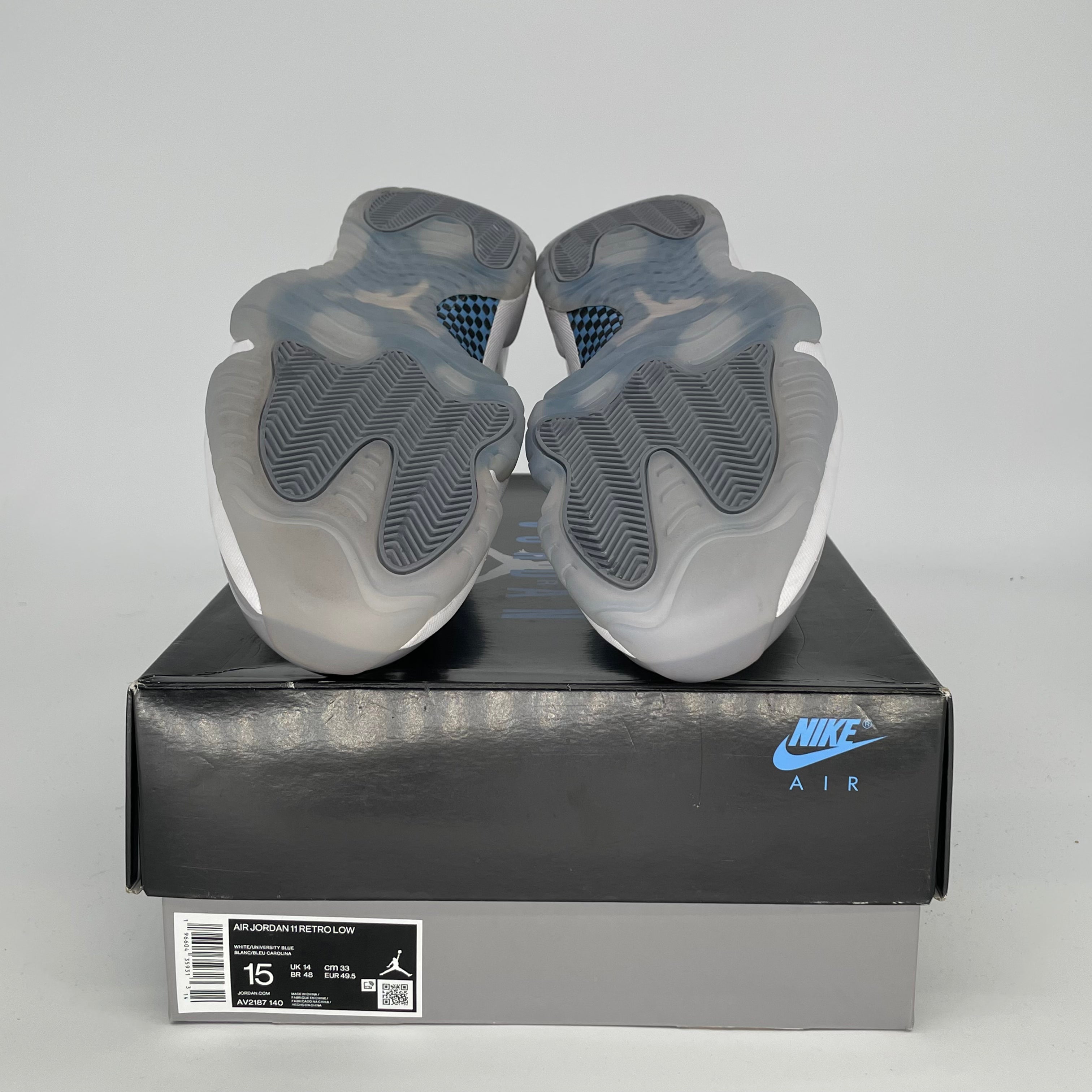 AIR JORDAN 11 LOW CEMENT GREY MEN'S BASKETBALL SHOES SIZE 15 (AV2187-140) - Perfect for Casual Wear, Street Fashion & Basketball Games