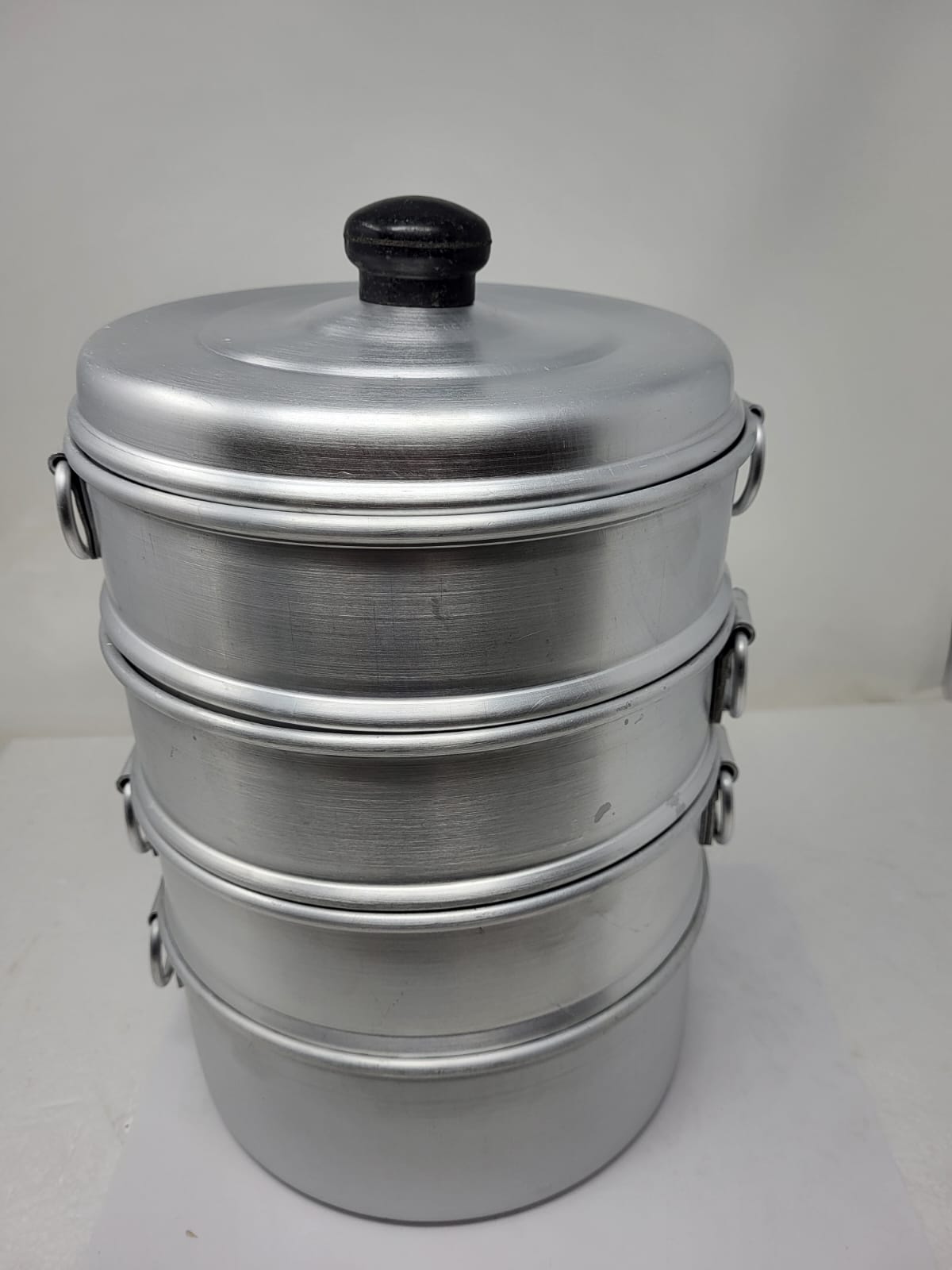 Premium Aluminum Momo Steamer Pot - 3-Layer Dumpling & Dim Sum Cooker for Nepalese, Tibetan & Asian Cuisine - Perfect for Home Cooking & Restaurant Use