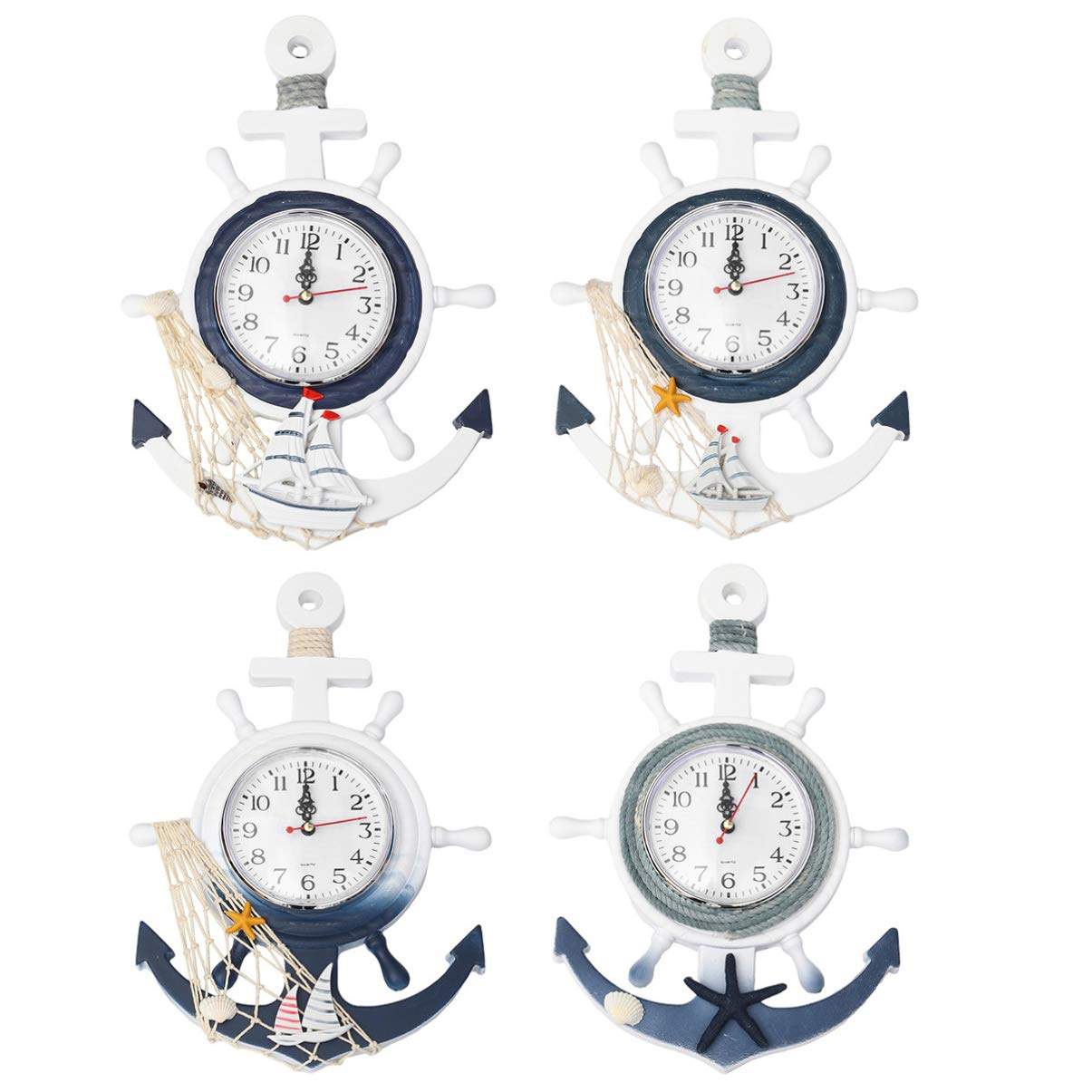 Sailboat Wall Clock - LED Nautical Decor for Home & Office