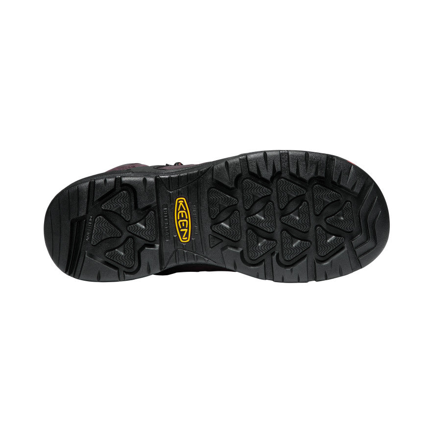 **Men's Dover 8 Waterproof Work Boot with Carbon Toe - Dark Earth/Black - Durable & Comfortable for Construction, Hiking & Outdoor Work**