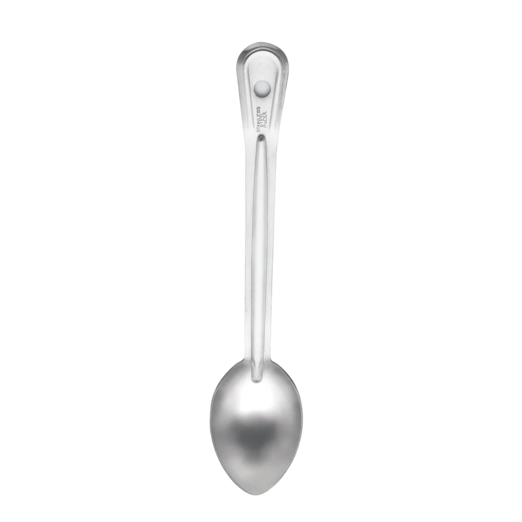 Browne Renaissance 13 Solid Serving Spoon - Premium Stainless Steel Utensil for Dining & Entertaining - Perfect for Restaurants, Catering & Home Dinner Parties