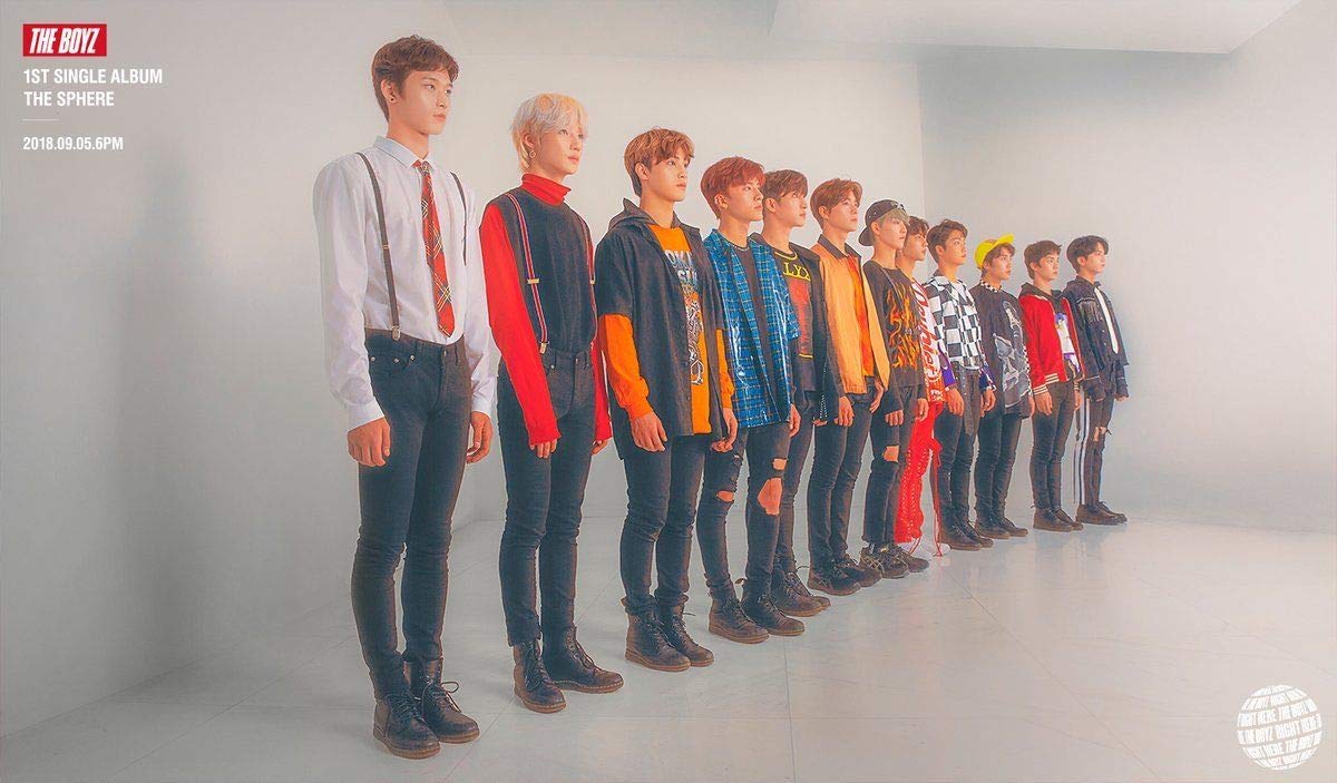 The Boyz The Sphere 1st Single Album (2 Version Set) - 84p Booklet, Paper Frame, Post Photos, Photo Card & Sticker - K-POP Collectible for Fans | Perfect for K-POP Collections, Gift Giving & Fan Events